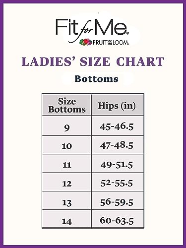 Fruit of the Loom Women's Breathable Underwear, Moisture Wicking Keeps Comfortable, Available, Cooling Stripes-Plus Size Brief-6 Pack-Colors May Vary, 10 Plus