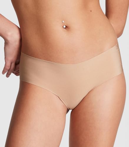 Victoria's Secret PINK No Show Cheekster Panty Pack, Cheeky Panties for Women, Seamless Underwear, No Show Underwear, Hipster Panties, Ladies Underwear, Assorted (L)