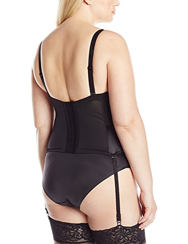 Goddess Women's Plus Size Adelaide Underwire Basque, White, 32G
