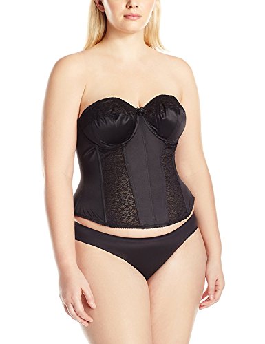 Goddess Women's Plus Size Adelaide Underwire Basque, White, 32G