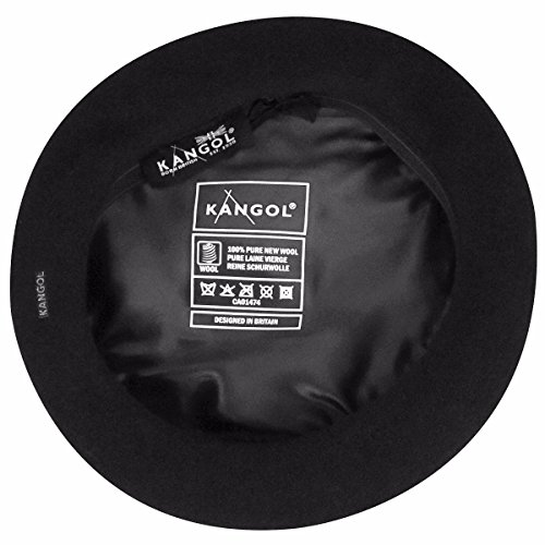 Kangol Anglobasque Wool Beret Hat for Women and Men, Medium, Black