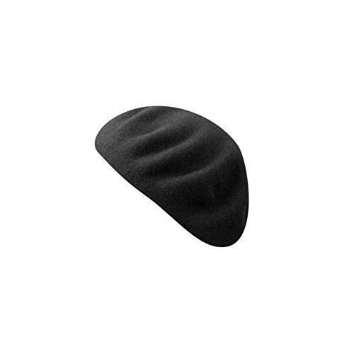 Kangol Anglobasque Wool Beret Hat for Women and Men, Medium, Black
