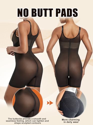 Fitever Women Waist Trainer Bodysuit Full Body Shaper Vest Tummy Control Slim Corset Shapewear Tank Tops