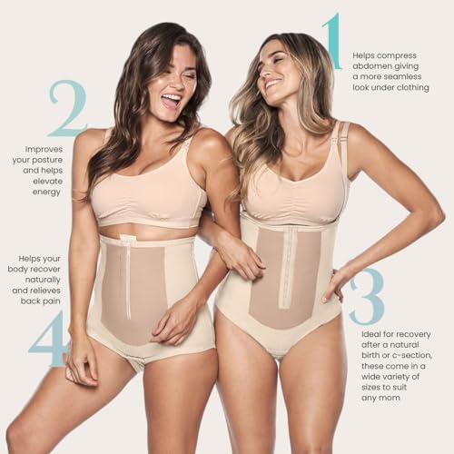 Bellefit Postpartum Bodysuit Corset - C-Section Belly Support Girdle, Postpartum Essentials