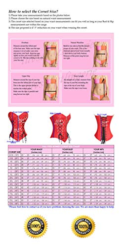 luvsecretlingerie Heavy Duty 24 Double Steel Boned Waist Training Genuine Leather Overbust Tight Shaper Corset #1217-LE