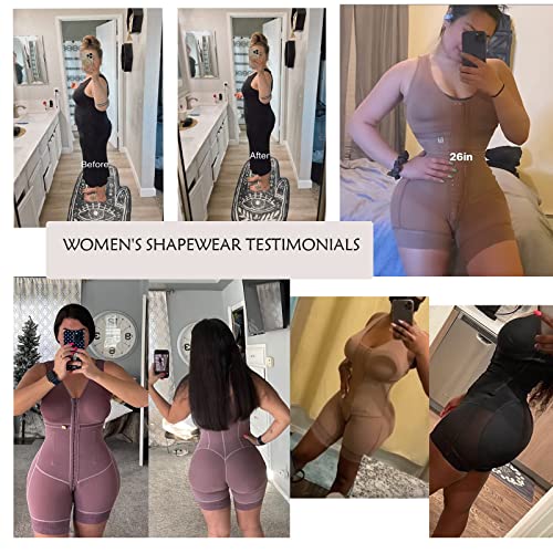 SHAPSHE Shapewear for Women Tummy Control Fahaja Sculpting Bodysuit Corset Waist Trainer Snatched Body Bbl Post Surgery Supplies Compression Garment Curvy Faja Waist Slimming Girdles Plus Size