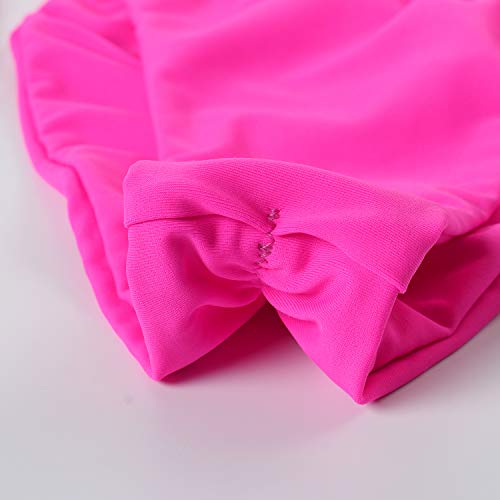 MOSHENGQI Women Sexy Brazilian Bikini 2 Piece Spaghetti Strap Top Thong Swimsuit Bathing Suit(M,0Hot Pink-Rose)