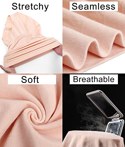 SUNNYBUY Women's Maternity High Waist Underwear Pregnancy Seamless Soft Hipster Panties Over Bump (Five color-5pk XL)