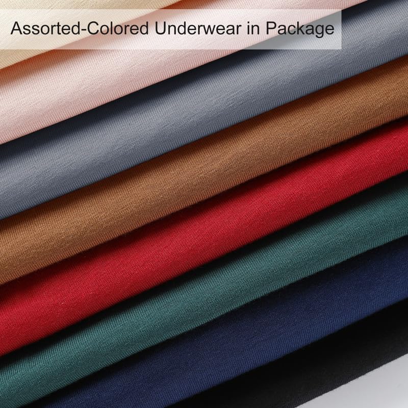 Angelhood Cotton Maternity Underwear Under Bump, Healthy Pregnancy Panties Postpartum Underwear 8 Pack with Laundry Bag