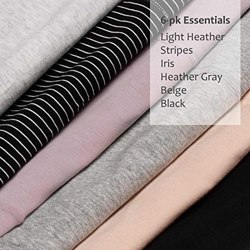 Intimate Portal Maternity Underwear Under The Bump Pregnancy Postpartum Panties Womens Cotton Briefs 6-Pk Essentials M