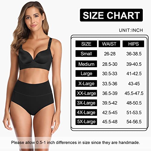 K-CHEONY Womens Underwear Tummy Control High Waisted Cotton Postpartum Panties Plus Size Maternity Ladies Briefs, XX-Large