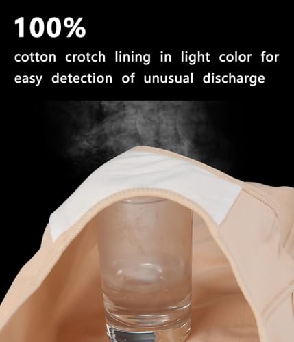 KUNINDOME Womens Cotton Maternity Underwear Under Bump, Pregnancy Postpartum Panties, 6 Pack, X-Large