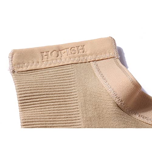 HOFISH Women's Full Cup Lightly Padded Wirefree Maternity Breastfeeding Nursing Bra, 3PCS/Pack(Pink-Black-Beige), L