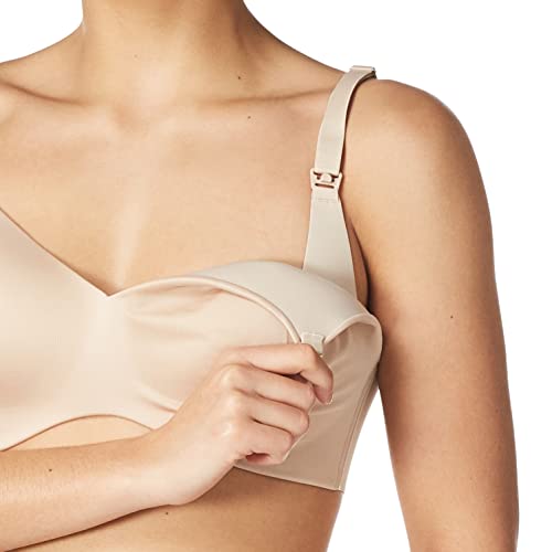 Playtex Women's Maternity & Nursing Pure Comfort Shaping Foam Wirefree US3015, Paris Nude, Large