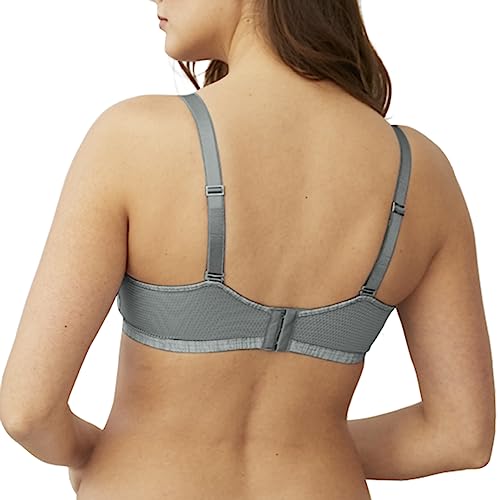Hanes womens Oh So Light Foam Comfortflex Fit Wirefree Mhg521 Bra, Coolest Grey Heather Print, 3X-Large US