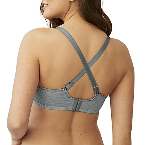 Hanes womens Oh So Light Foam Comfortflex Fit Wirefree Mhg521 Bra, Coolest Grey Heather Print, 3X-Large US