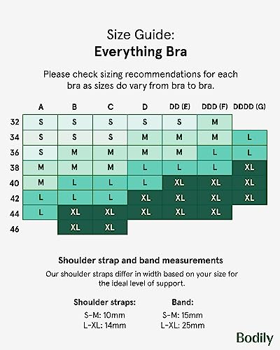 Bodily Everything Bra. Wireless Maternity & Nursing Bra for Pregnancy & Breastfeeding. InStyle's Best Maternity Bra. S-XL. Grey Marl