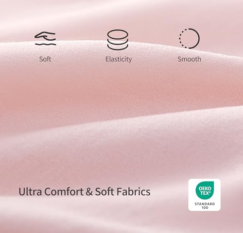 HBselect 5 Pack Nursing Bras for Breastfeeding, Seamless V Neck Maternity Bra Wireless Women Pregnancy Sleep Bralette