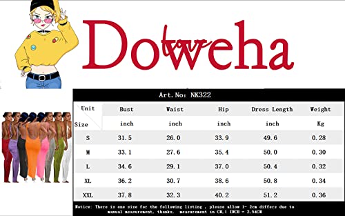 Women Summer 2024 Sexy Backless Bodycon Dress Halter Long Birthday Party Date Night Outfit Spring Maxi Cocktail Dress Blue