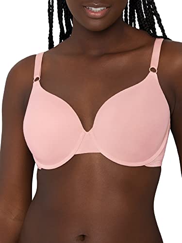 Fruit of the Loom Women's T-Shirt Bra, Blushing Rose/White/Grey Heather, 36B