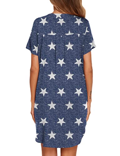 Ekouaer Women's Maternity Nursing Sleep Dress Nightgown