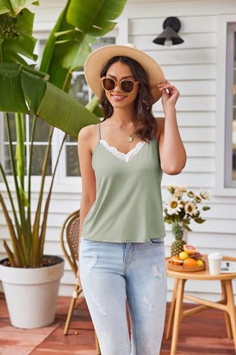 Ekouaer Lace Pajama Set for Women Summer Sleepwear