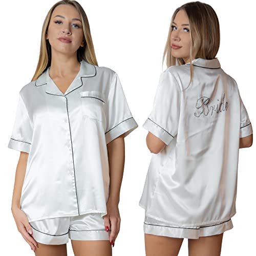 Bride Silk Pajama Set for Women