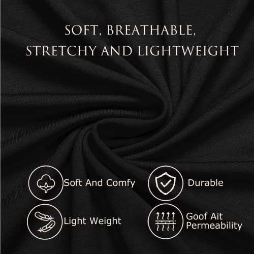 Leikar Women's Black V-Neck Nightgown Set