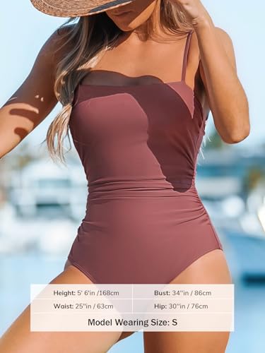 CUPSHE Square Neck Cutout One Piece Swimsuit for Women