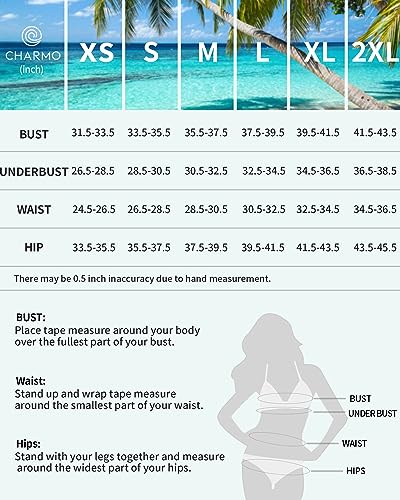 Charmo Women's Scalloped Ribbed One Piece Swimsuit Black