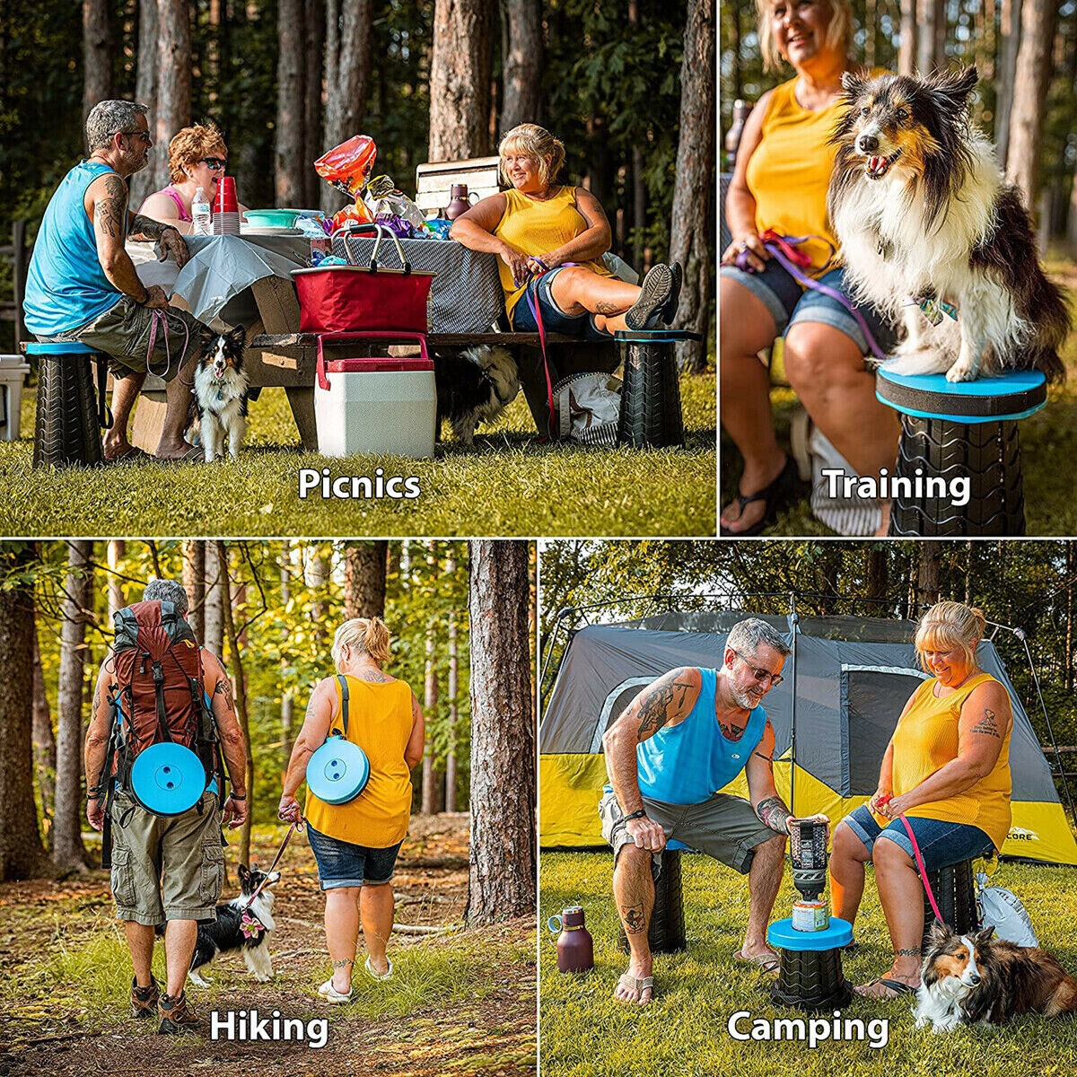 Folding Telescopic Camping Chair Fishing Seat Portable Outdoor