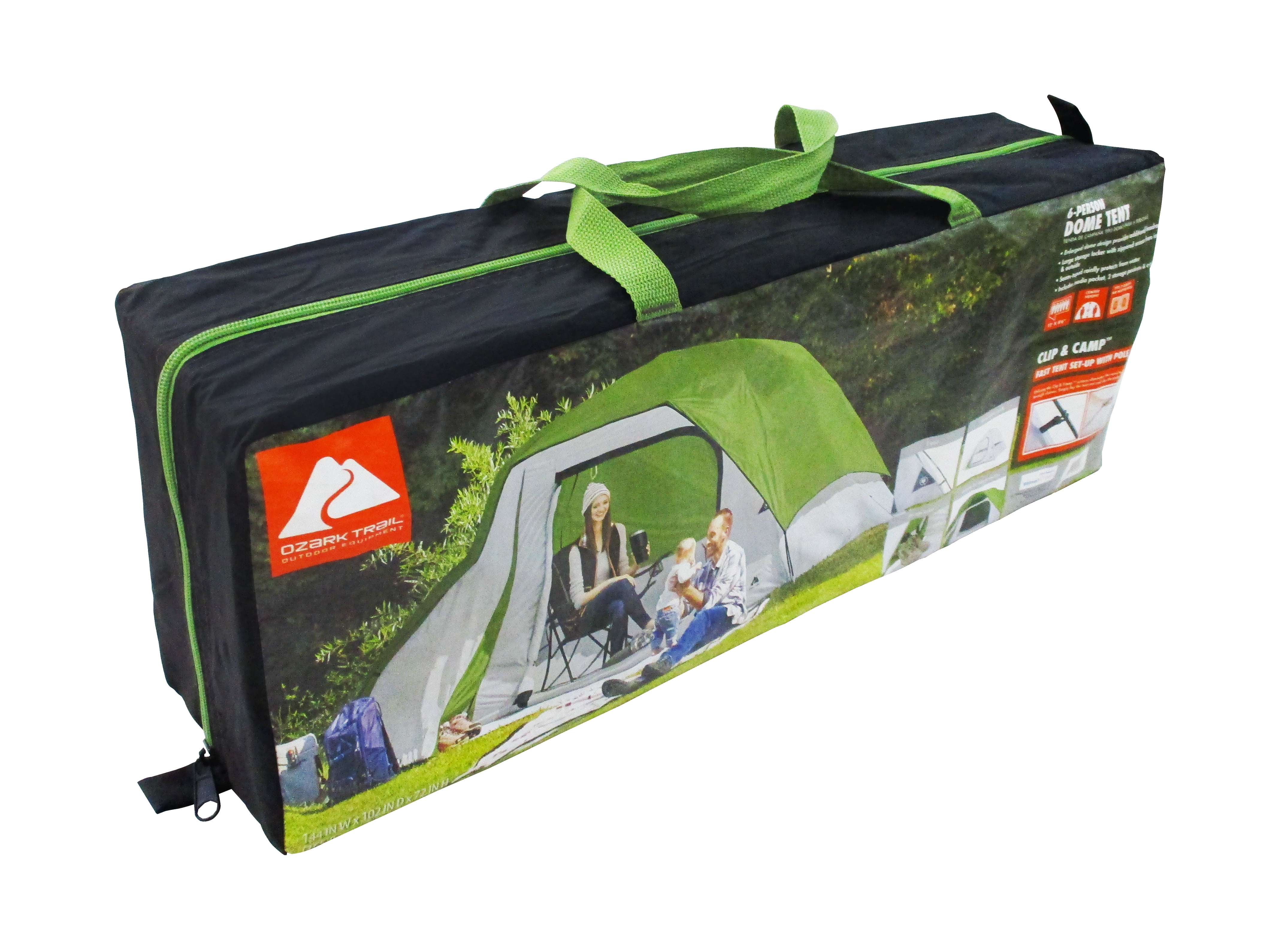Ozark Trail 6-Person Clip & Camp Dome Tent
