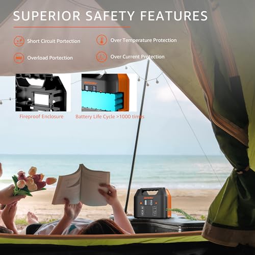 SinKeu Portable Power Station for Car Camping Adventure
