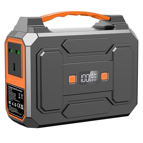 Powkey 100W Portable Solar Power Station for Camping