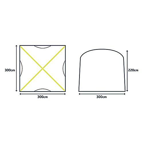 Berghaus Inflatable 3m x 3m Camping Shelter