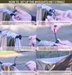 Portable Camping Hammock with Mosquito Net and Tree Straps