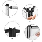 Proreck DJ Foldable Booth Panels with Carry Bag