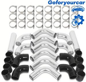 3" Aluminum Turbo Intercooler Pipe Kit with Hoses