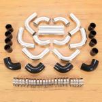 3" Aluminum Turbo Intercooler Pipe Kit with Hoses