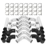 3" Aluminum Turbo Intercooler Pipe Kit with Hoses