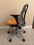 Herman Miller Sayl Chair – Orange Seat, Graphite Back