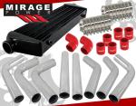 Turbo Super Charger Intercooler Kit with Aluminum Pipe