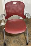 Herman Miller Caper Chair Set in Red