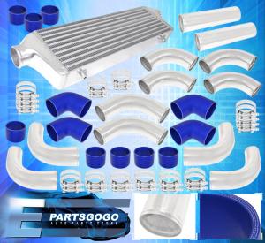 Turbo Front Mount Intercooler with Piping and Couplers