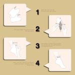 STARSKIN VIP Gold Foot Mask Set - 4 Pieces