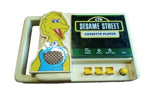 1981 Vintage Sesame Street Cassette Player