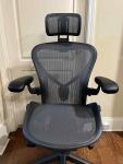 Herman Miller Aeron Office Chair Size B with Headrest