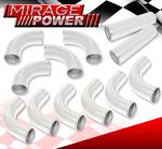 Turbo Aluminum Front Mount Intercooler with Piping Kit