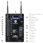 PRORECK 800W Portable Bluetooth PA Speaker System