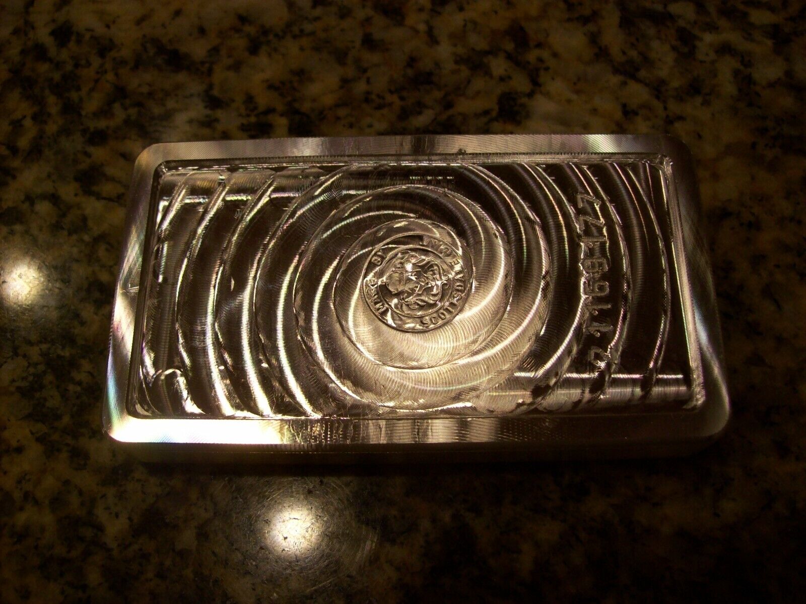 10 oz Scottsdale Mint Stacker Silver Bar Serial #21169177
